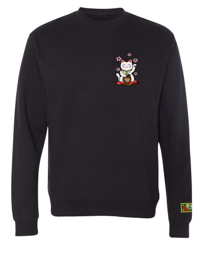 Crewneck Embroidered Front/Printed Back