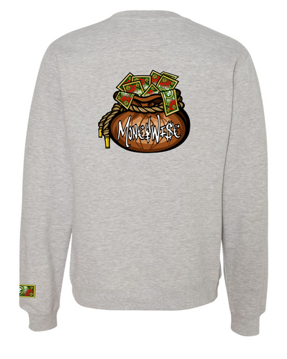 Crewneck Embroidered Front/Printed Back