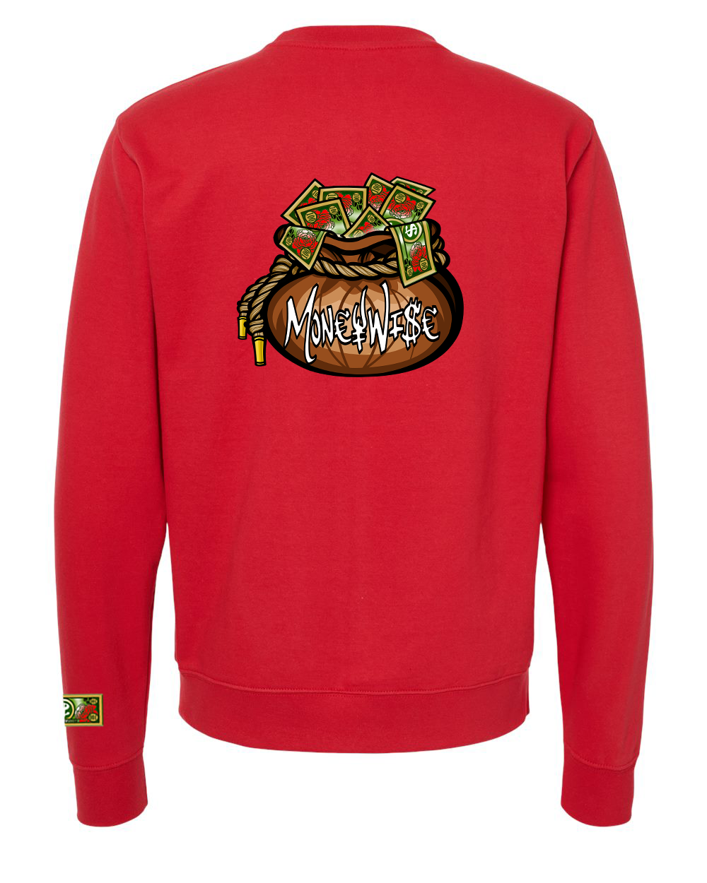 Crewneck Embroidered Front/Printed Back